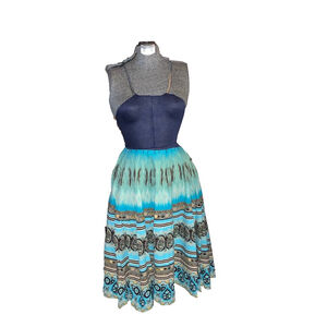 Women's Abria skirt Blue Brown Size 2